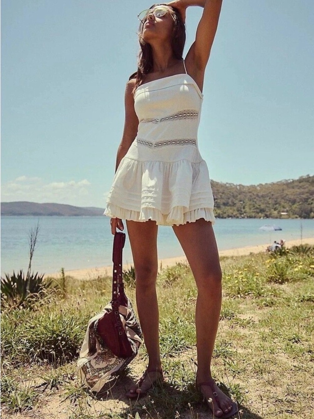 Free People Bliss Beauty Mini Dress in Sz M